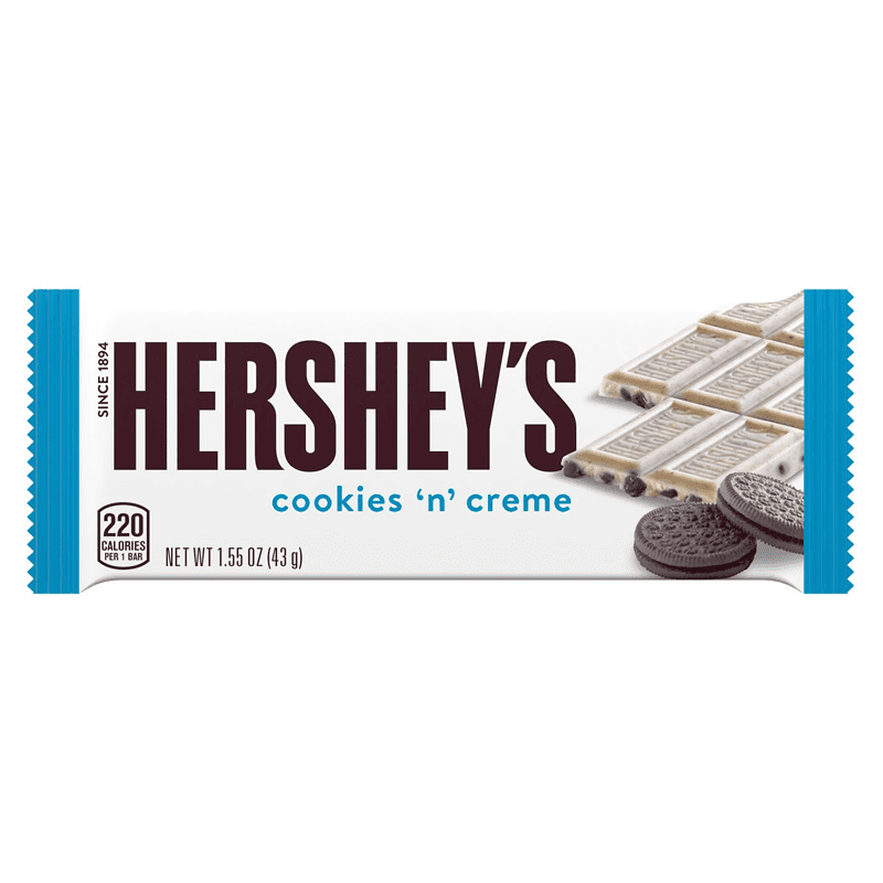 Hershey’s Bar Cookies & Cream 43g / 36