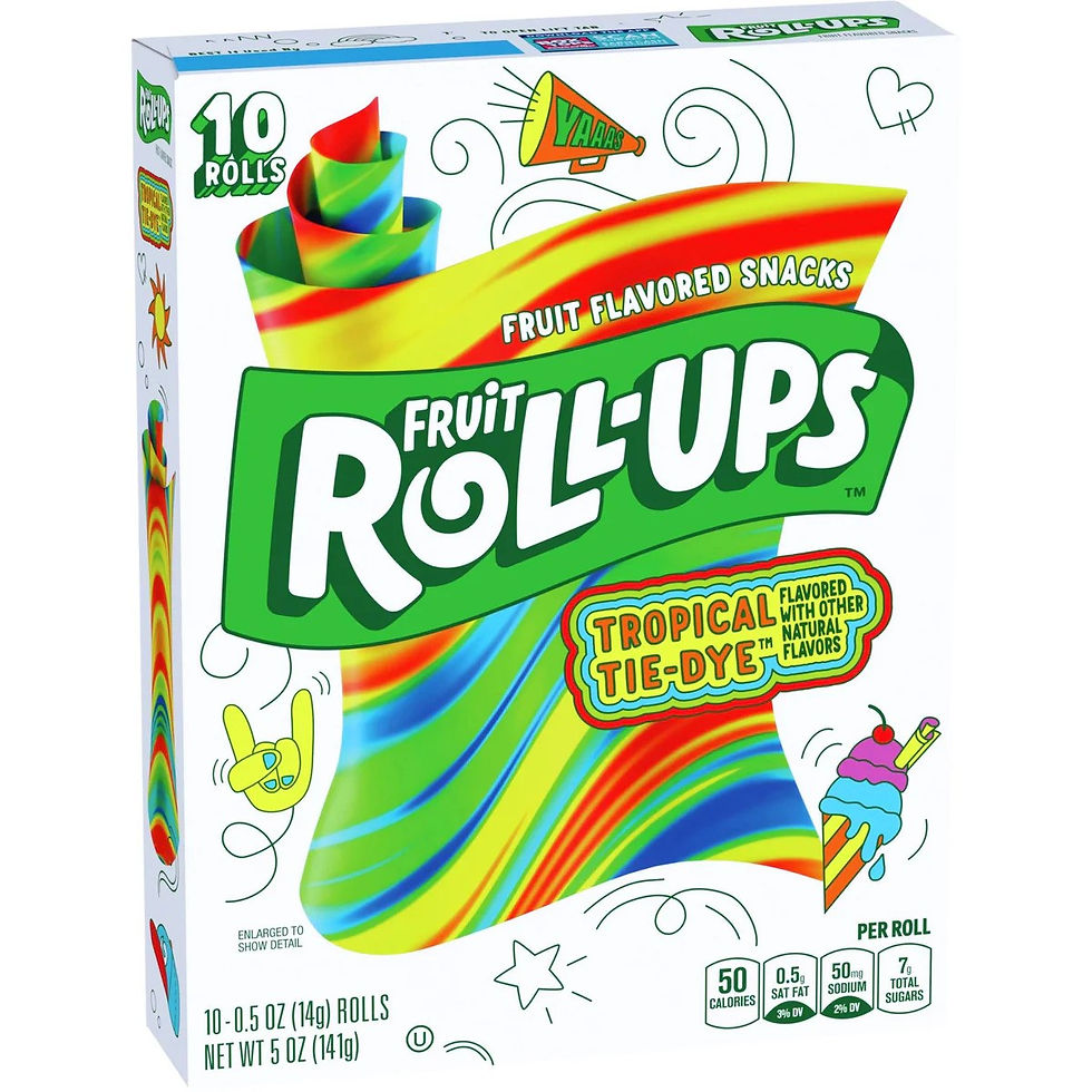 Fruit Roll-Ups Tropical Tie Dye 10 x 141g