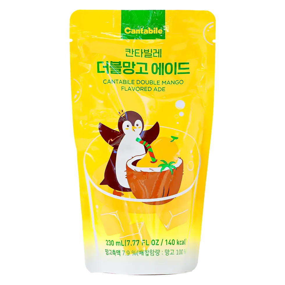 Cantabile Double Mango Ade (Pouch) 10x230ml (Made in Korea)