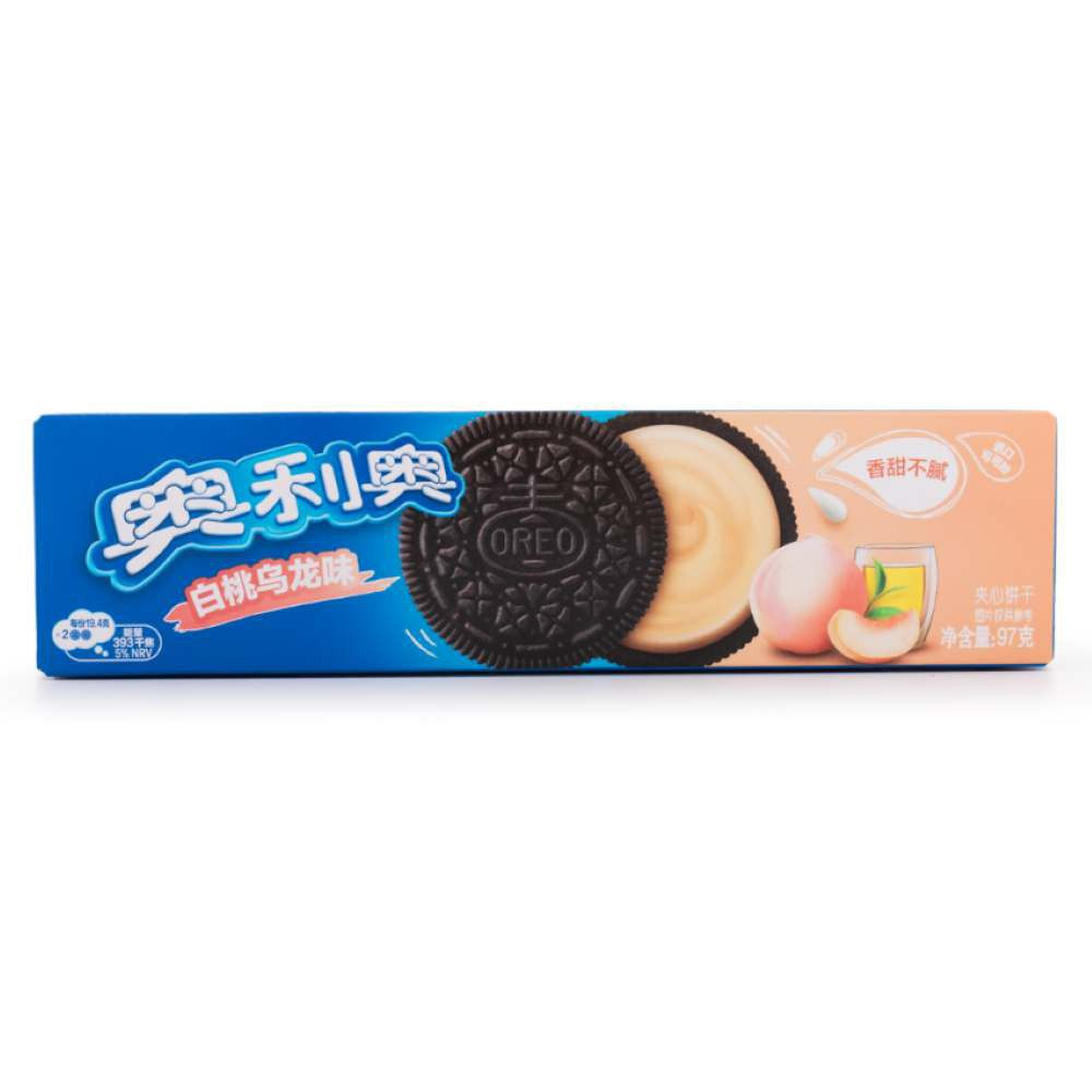 Oreo Cookies White Peach Oolong 97g / 24 PCS (Imported Asia)