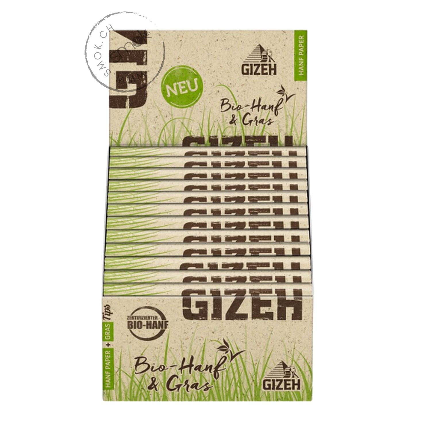 Bio-Hanf & Gras King Size Slim + Tips