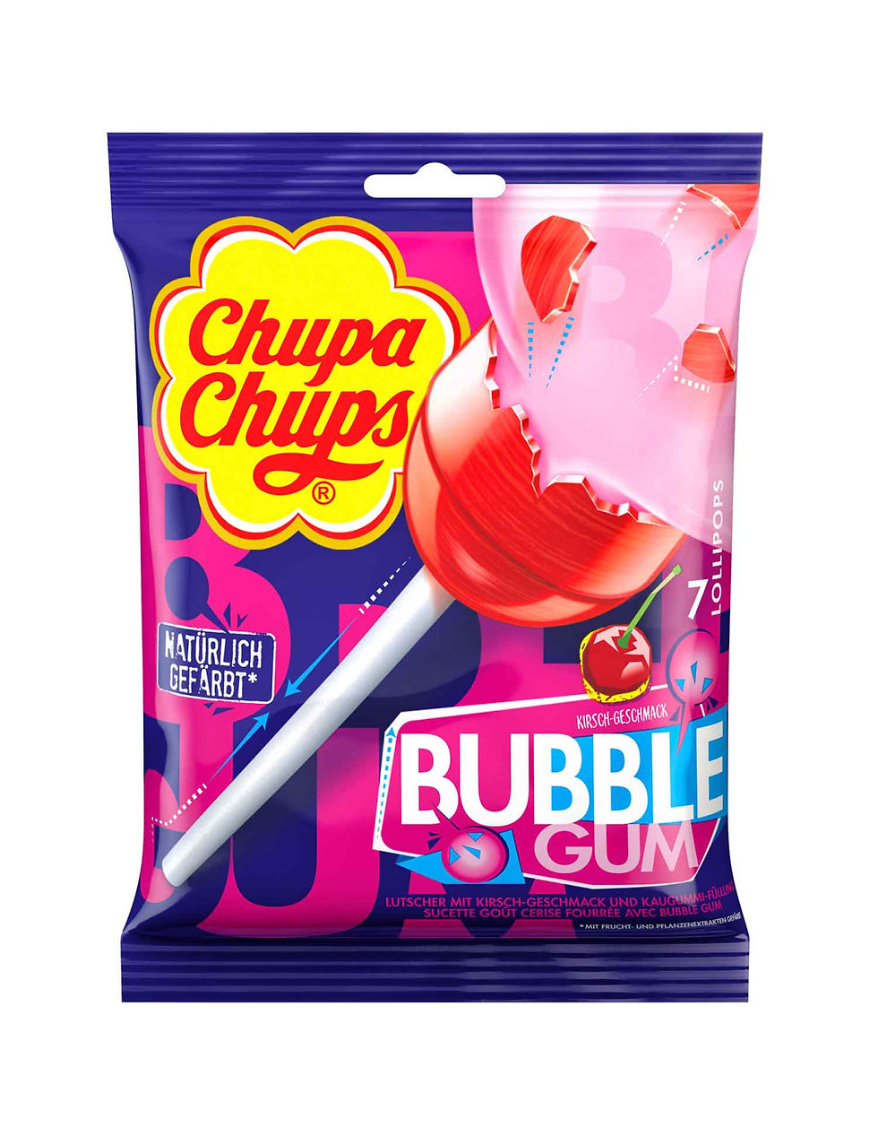 Chupa Chups Bubble Gum 12 x 7er 126g
