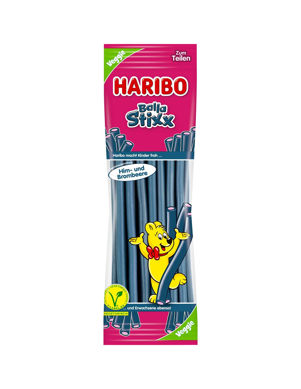 Haribo Balla Stixx Himbeere/Brombeere Vegan 15 x 200g