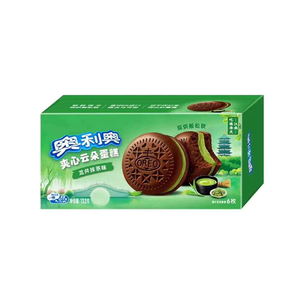 Oreo Cloud Cake Longjing Matcha 18x132g (Asien-Import)