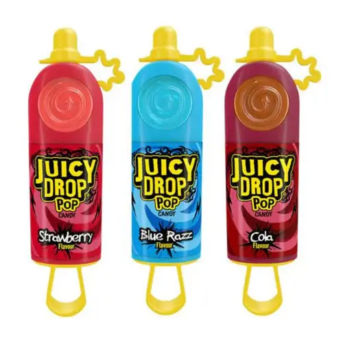 Bazooka Juicy Drop Pop Mixed Flavors (12 x 26g)