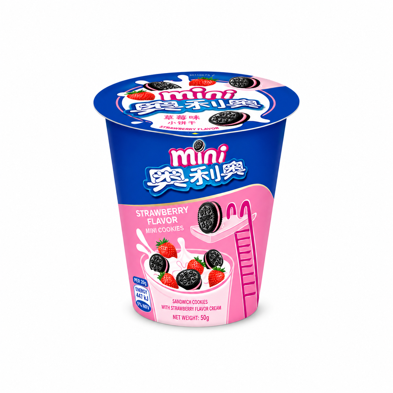 Oreo Mini Bites Strawberry 24x55g (Imported Asia)