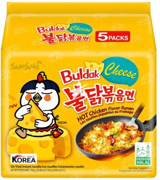 Samyang Ramen Hot Chicken Cheese 40x140g