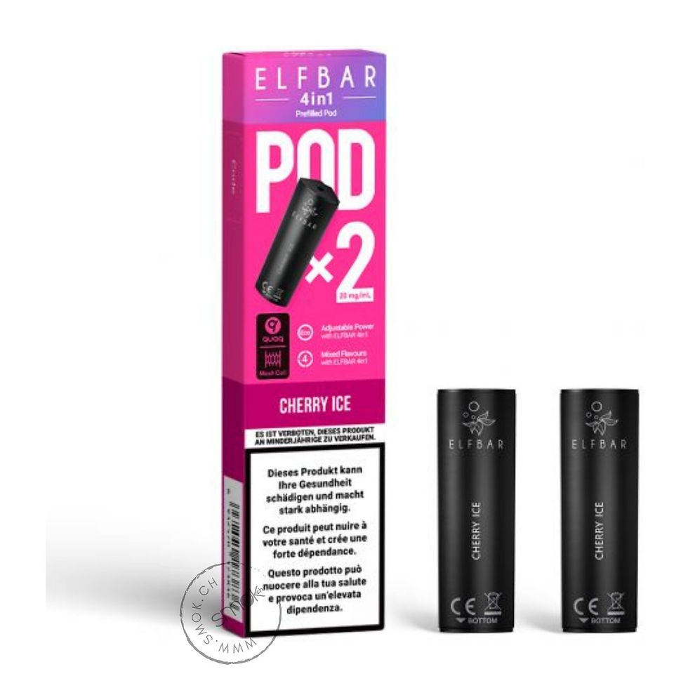 4 in 1 Prefilled Pods Cherry Ice