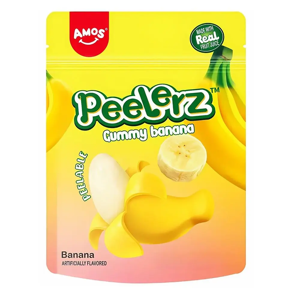 AMOS PEELERZ GUMMY BANANA 24 x 65g