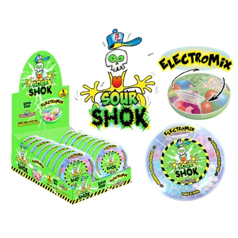 Funny Candy Sour Shok Elektro Mix 18x60g