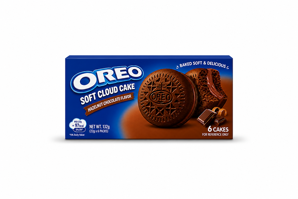 Oreo Cloud Cake Orange Chocolate 18 x 132g