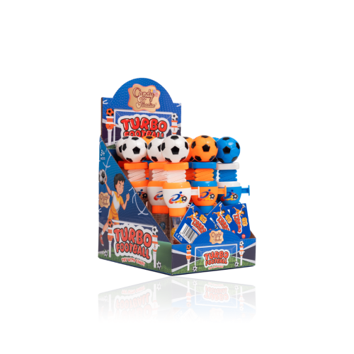 Candy Paradise Turbo Football Toy With Candy 12x10g (HALAL)
