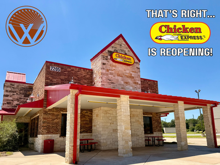 Chicken Express to Reopen in Woodward by End of September