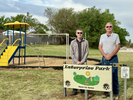 City of Woodward Recognizes J&I Industrial Painting for Improvements at Enterprise Park