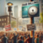 People marching for fair billing