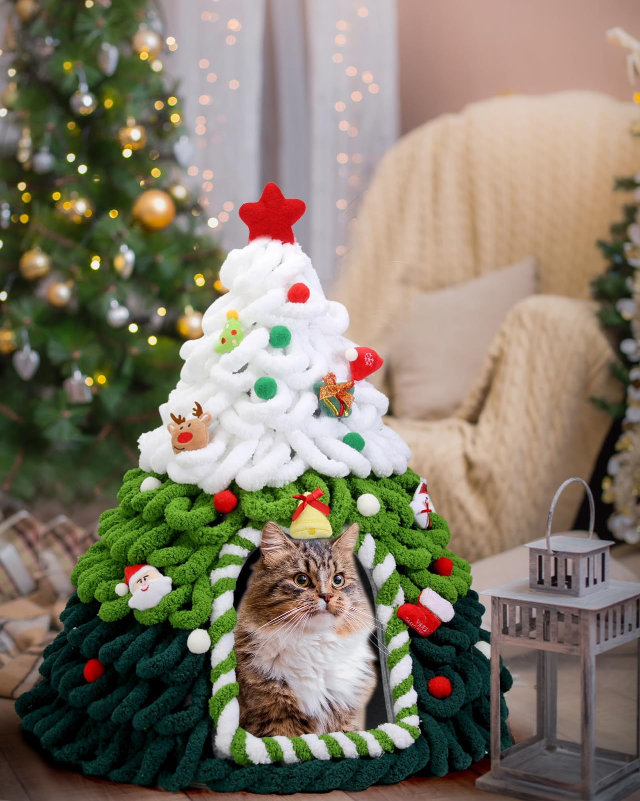 Christmas Clearance DIY Cat Tree Cat Beds for Indoor Cats Clearance Cat Bed Cave
