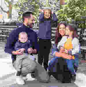 Rebecca Minkoff and family