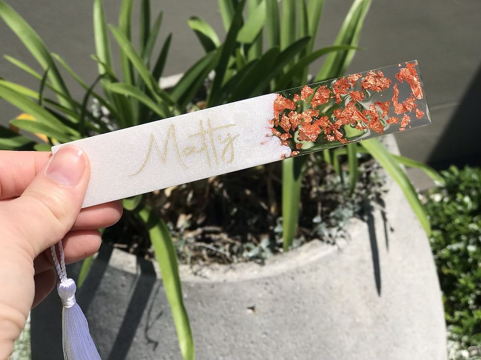 Thumbnail: Resin Bookmarks - Flakes