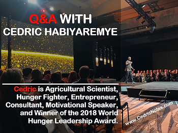Dr. Cedric Habiyaremye, delivering a Keynote speach at the Mastercard Leadership Meeting.