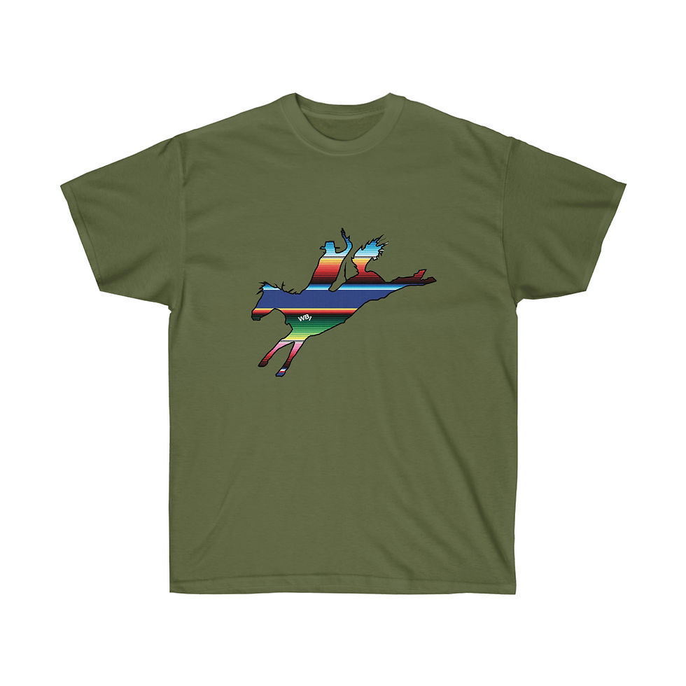 Thumbnail: Serape Bareback Horse Unisex Ultra Cotton Tee