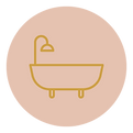 Icon mit Badewanne