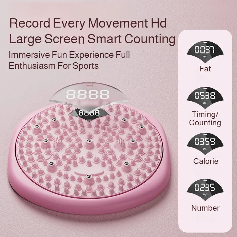 Miniatura: Massageador de pés inteligente com contador, plataforma giratória para massagem 