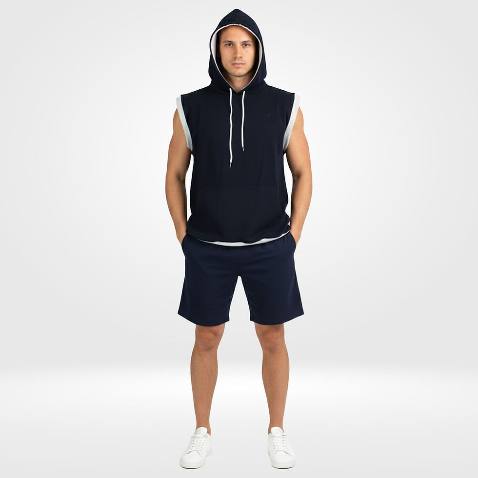 Miniatura: Tank Top Deportivo Con Gorro Lineal Sport Para Hombre
