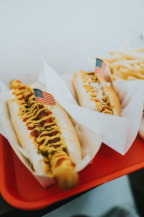Patriotic Hot Dog