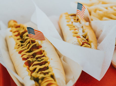 Patriotic Hot Dog