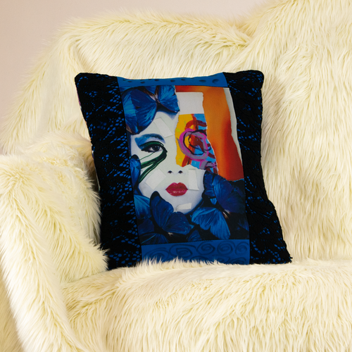 "Cosmopolitan" Art Print Pillow Lee Andersen