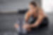 Sporty Woman Stretching