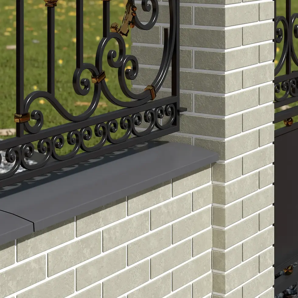 Миниатюра: Накривка парапетна - Бордо - 344 мм