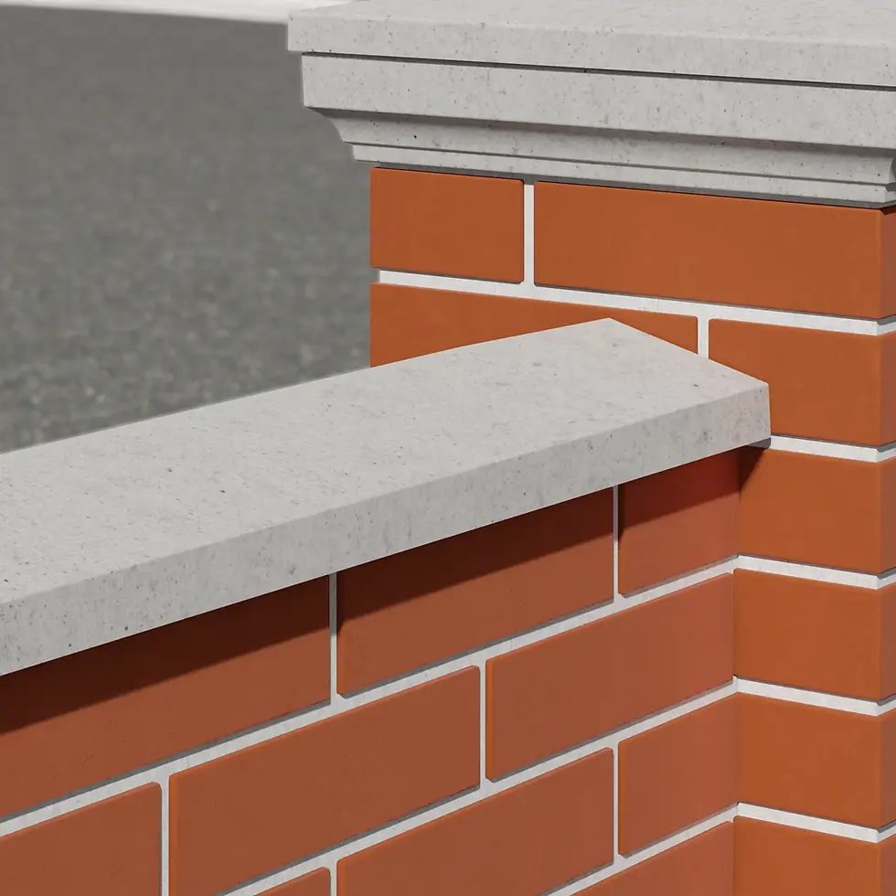 Миниатюра: Стандартна бетонна двосхила кришка 234 мм