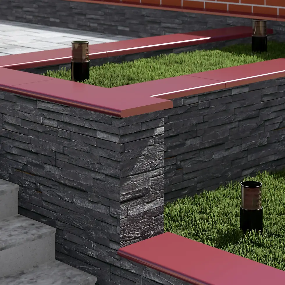 Миниатюра: Накривка парапетна - Копінг - 335 мм