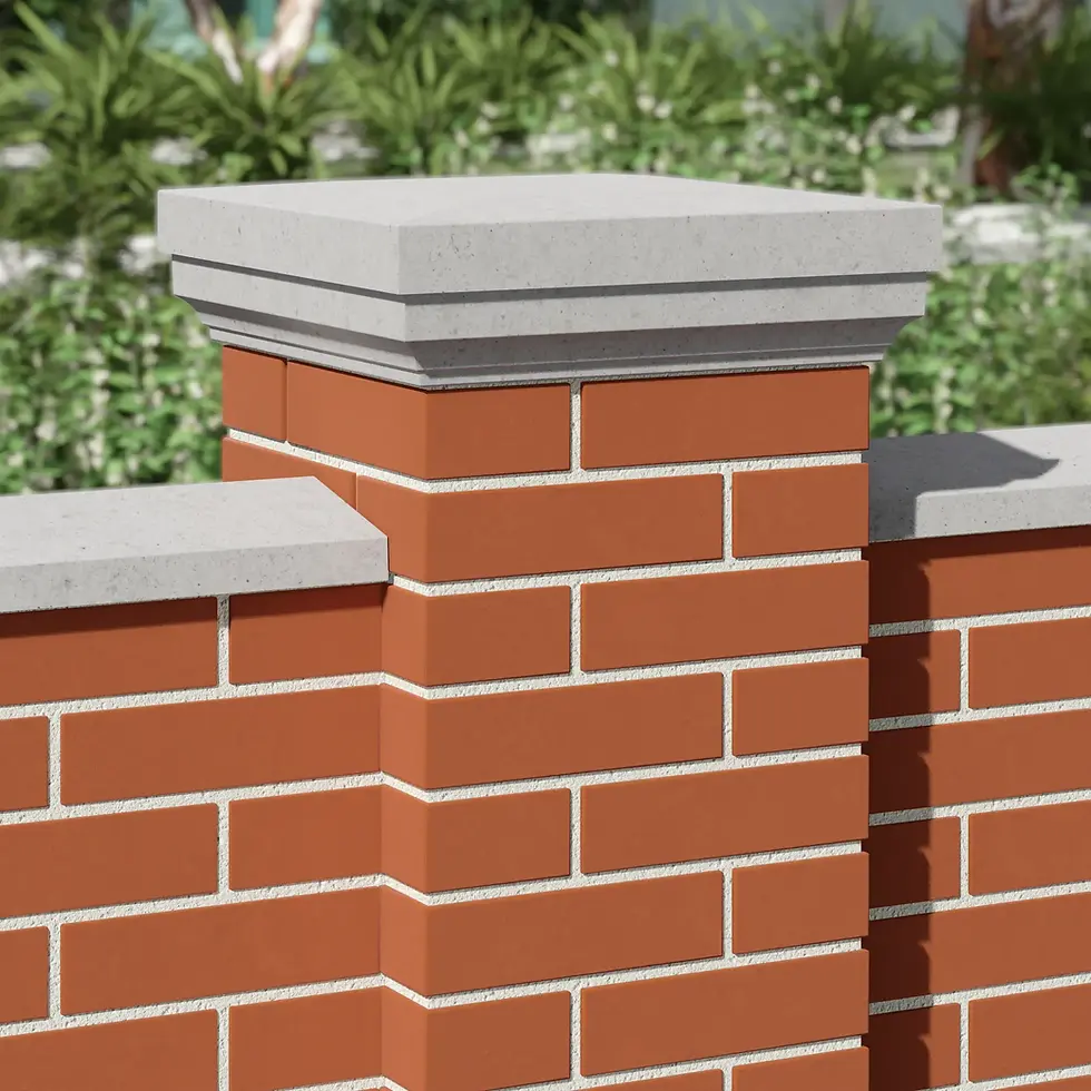 Миниатюра: Сірий комплект накривок на паркан 460 мм