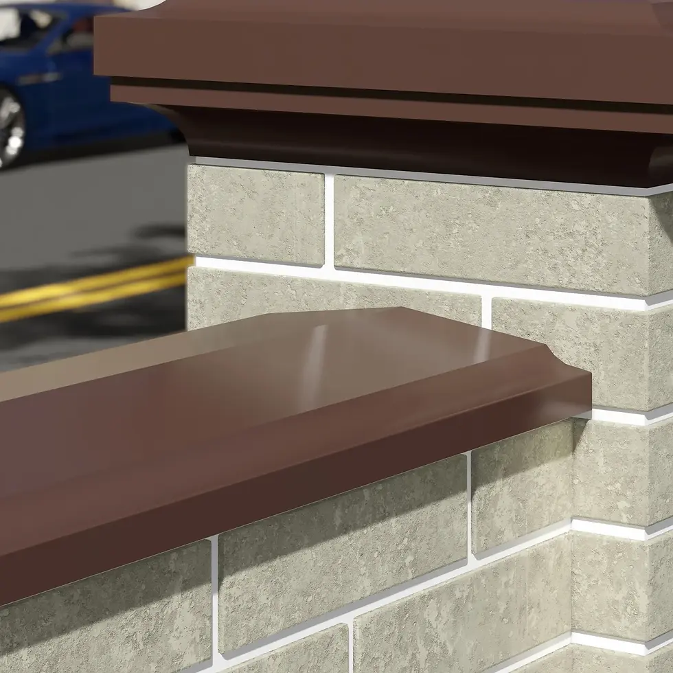 Прев'ю: Водовідвідна бетонна кришка, коричнева