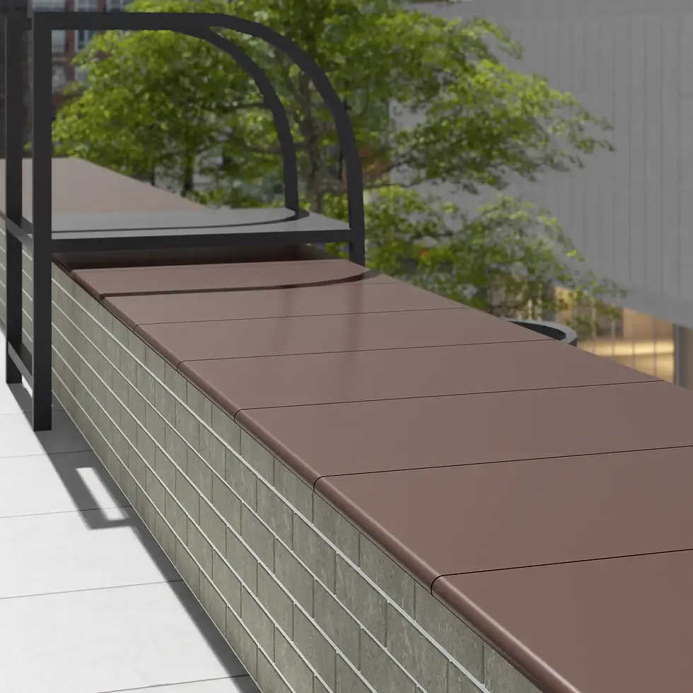 Прев'ю: Накривка парапетна - Копінг - 855 мм