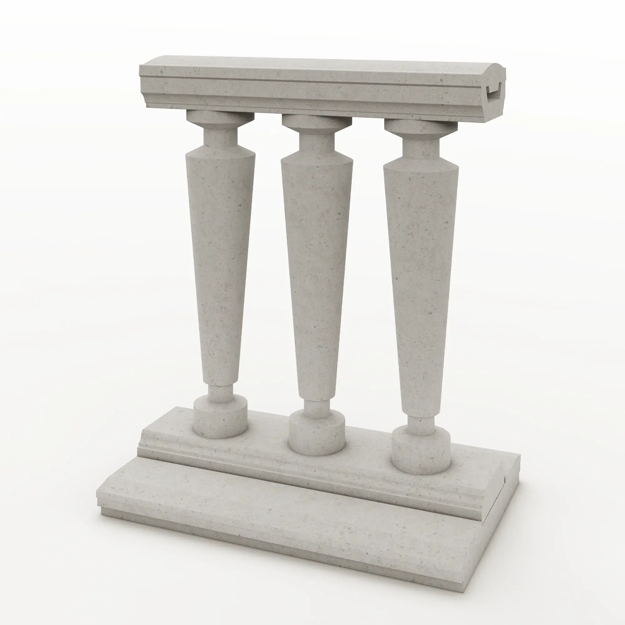 Бетонна балюстрада в сучасному стилі