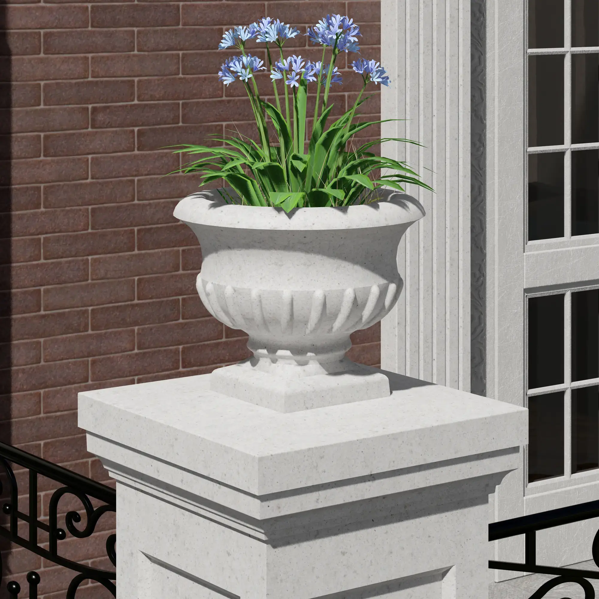 Навершя - Бетонний вазон "Верона"