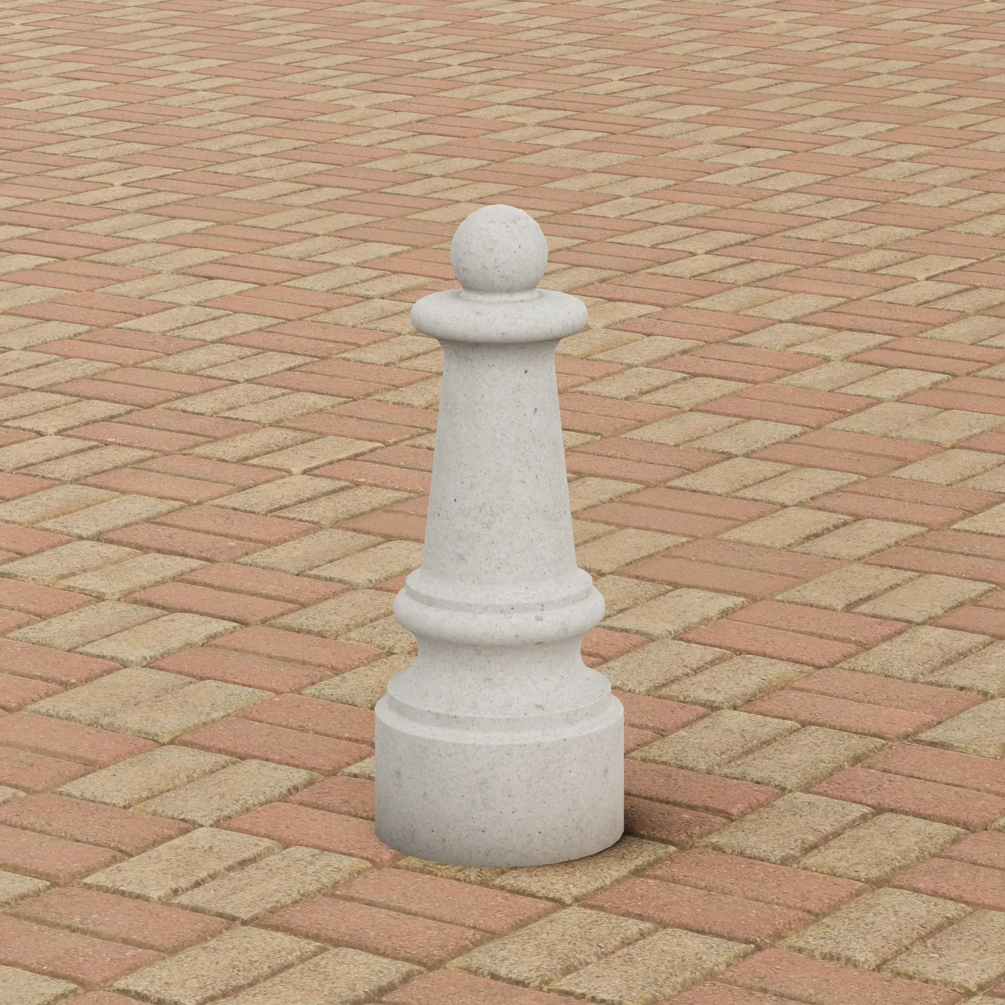 Антипаркувальний бетонний стовпчик АС-2