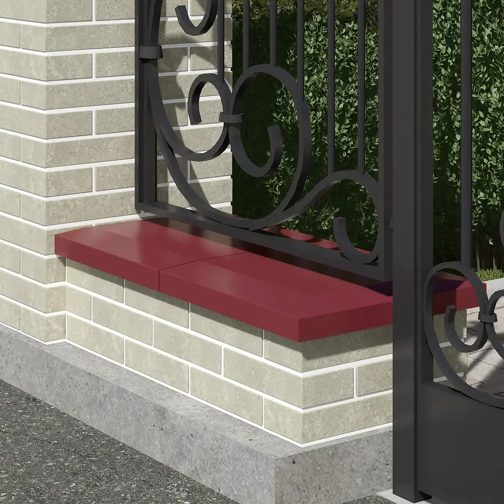 Прев'ю: Накривка парапетна - Табула - 530 мм