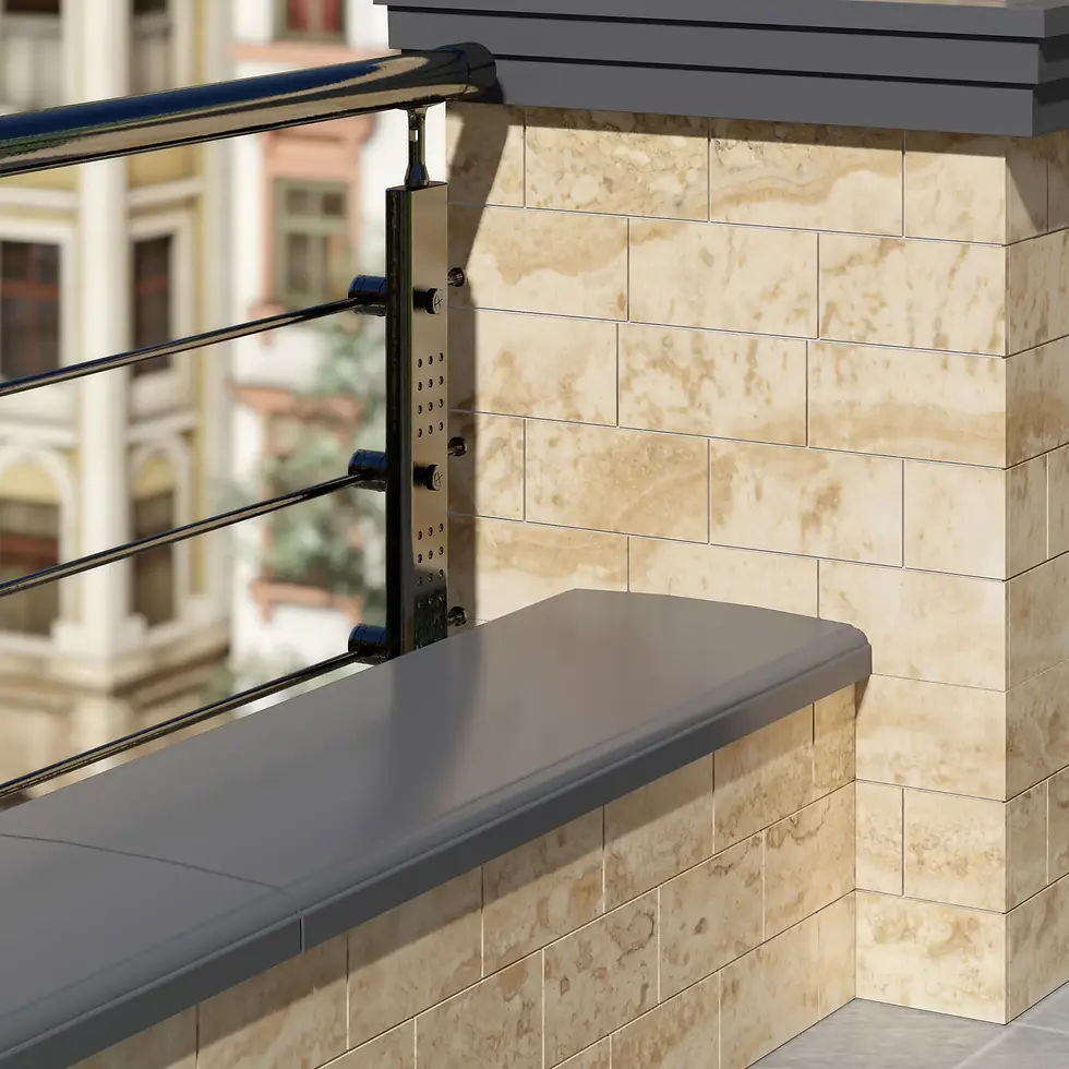 Прев'ю: Накривка парапетна - Аркус - 340 мм