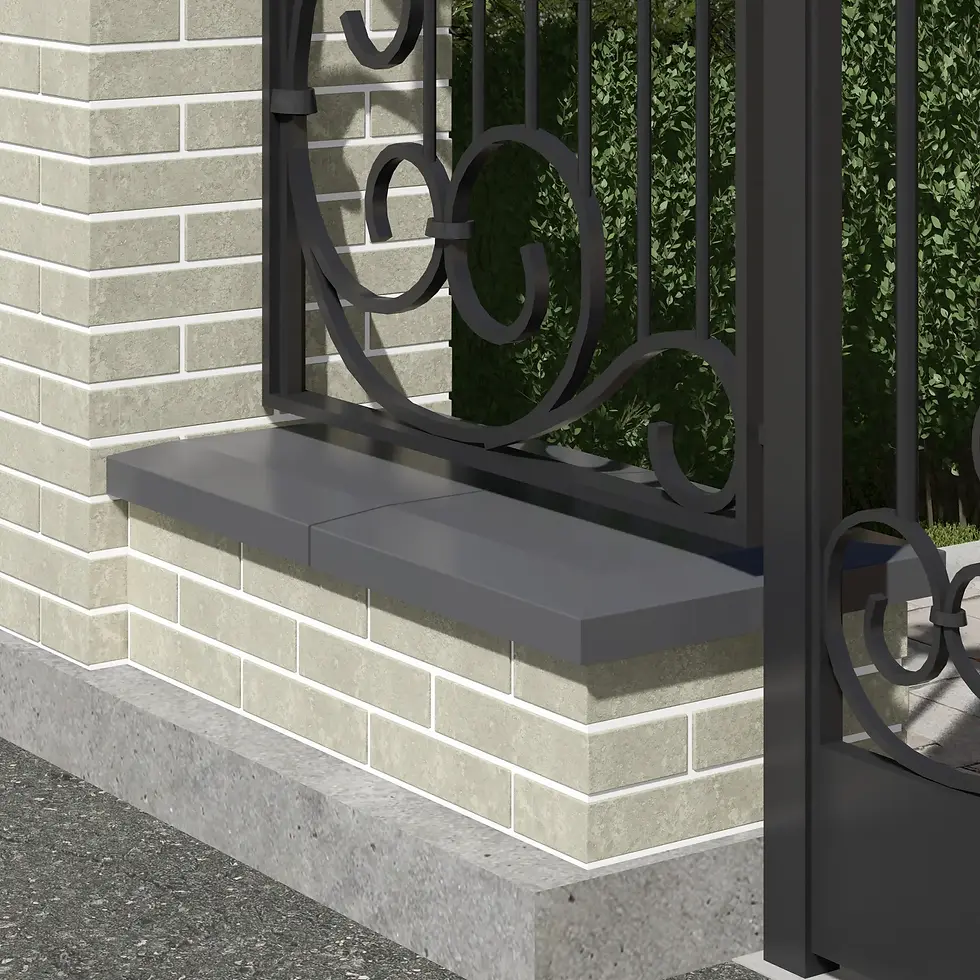 Прев'ю: Накривка парапетна - Табула - 530 мм