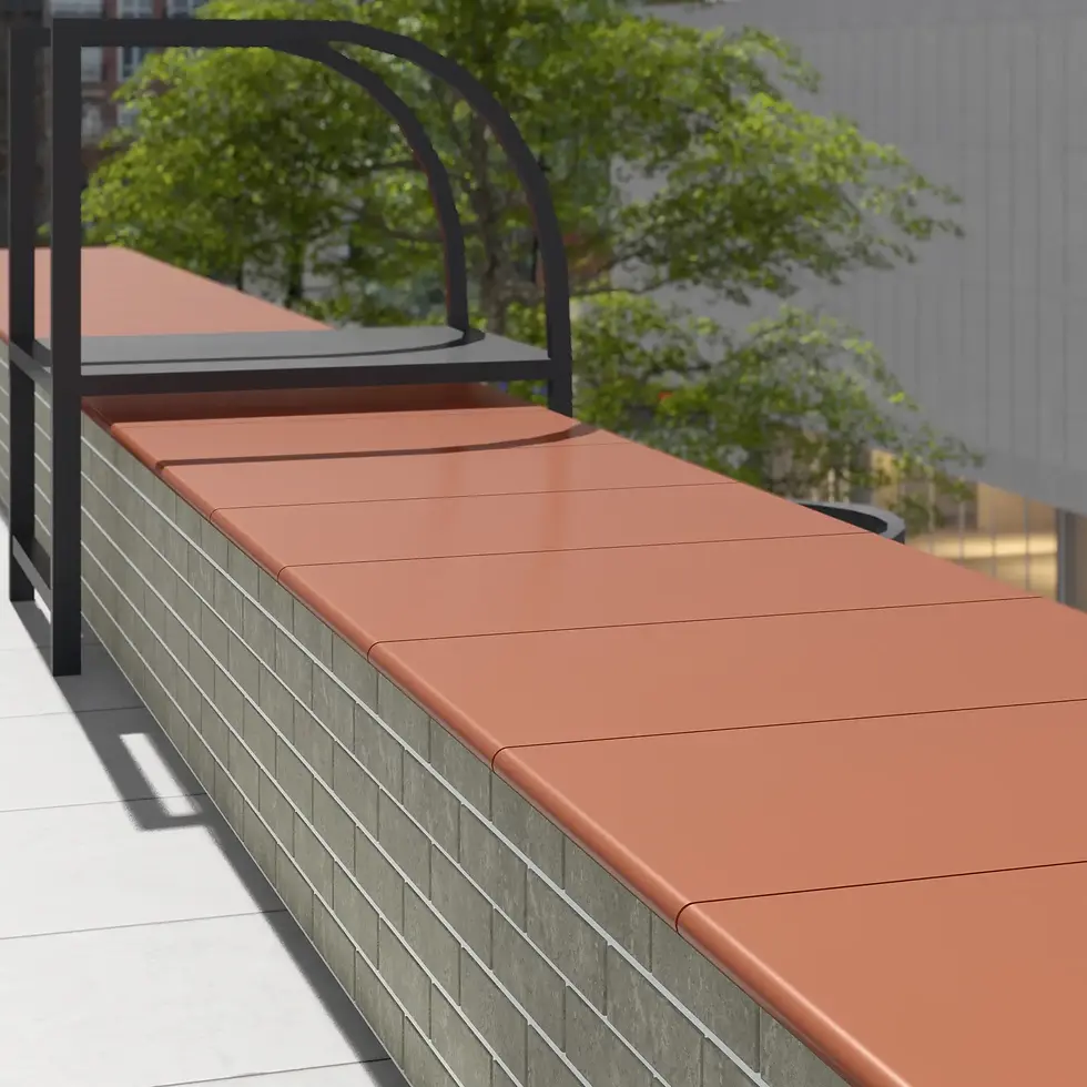 Прев'ю: Накривка парапетна - Копінг - 855 мм