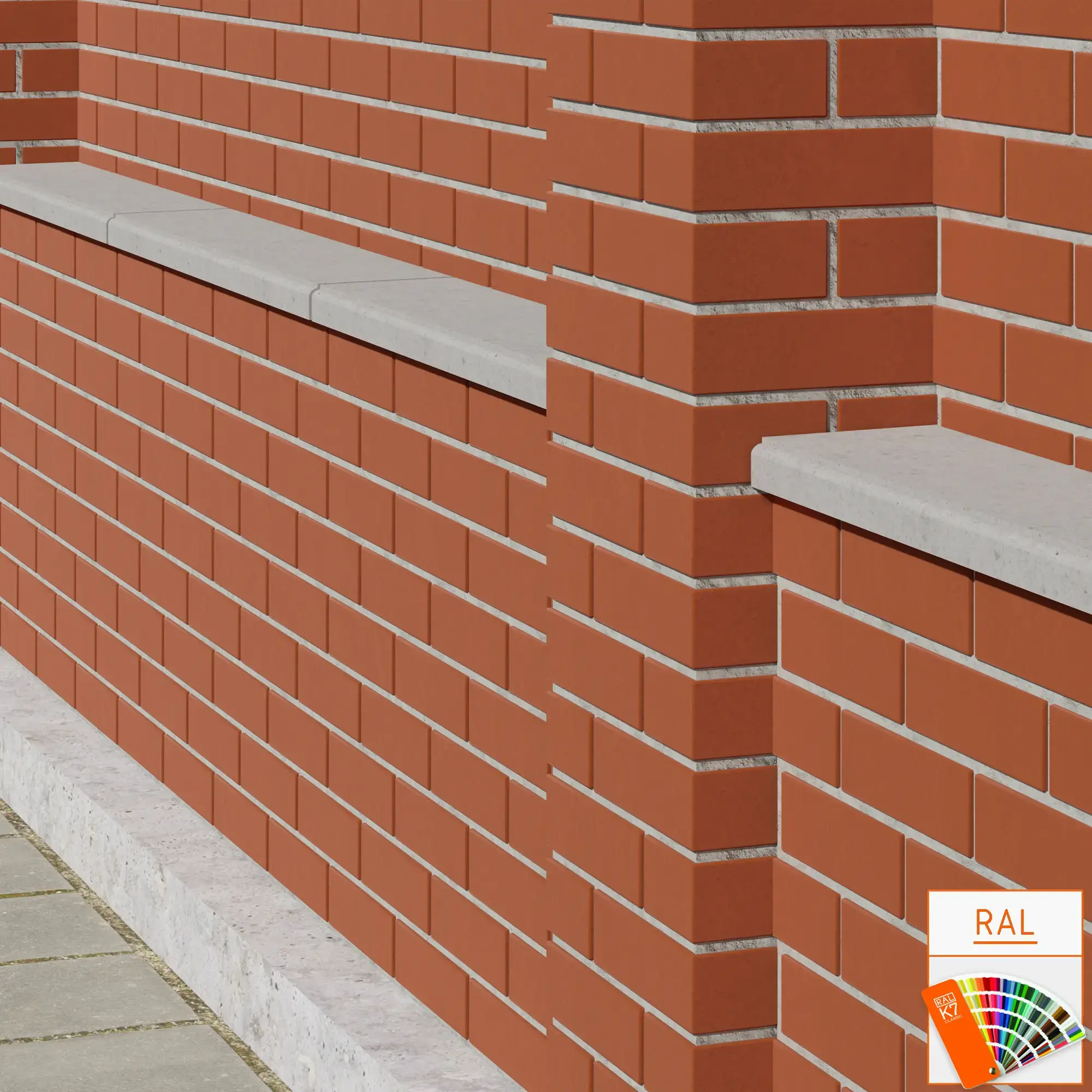 Кришка на цоколь паркану - Фронс