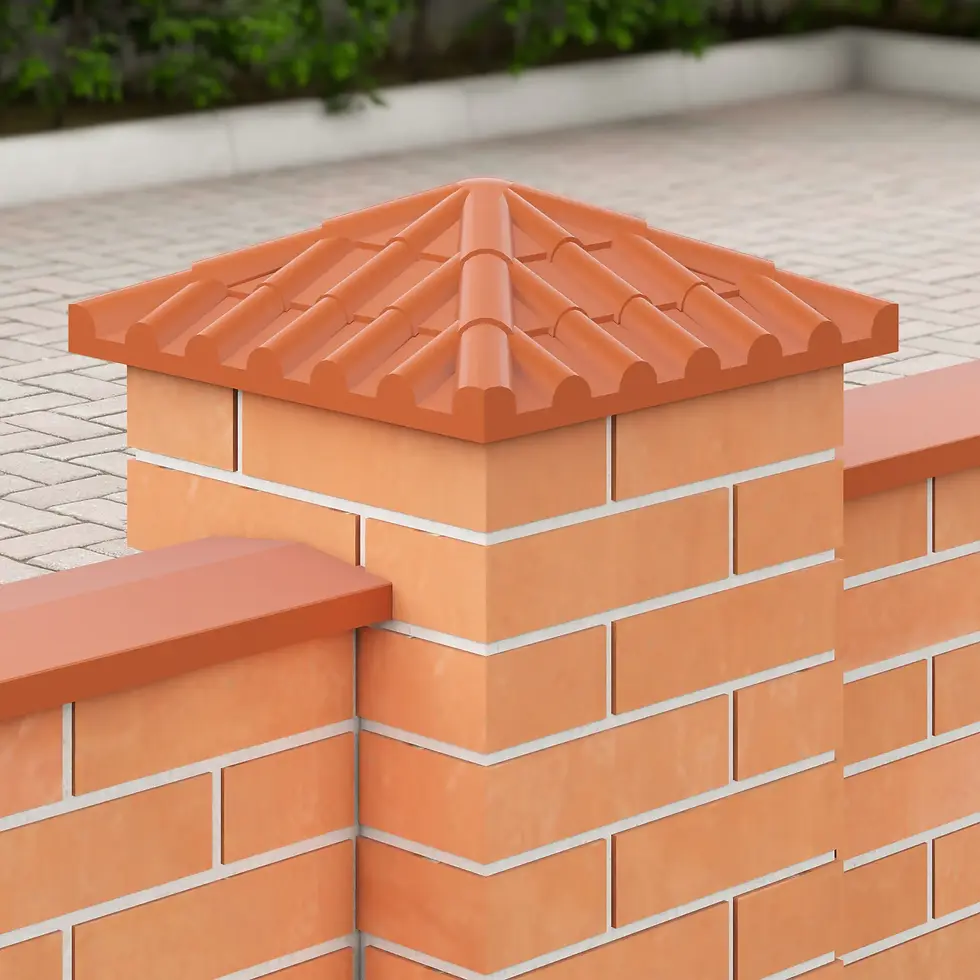 Миниатюра: Теракотова чотирисхила верхівка на бетонний стовп