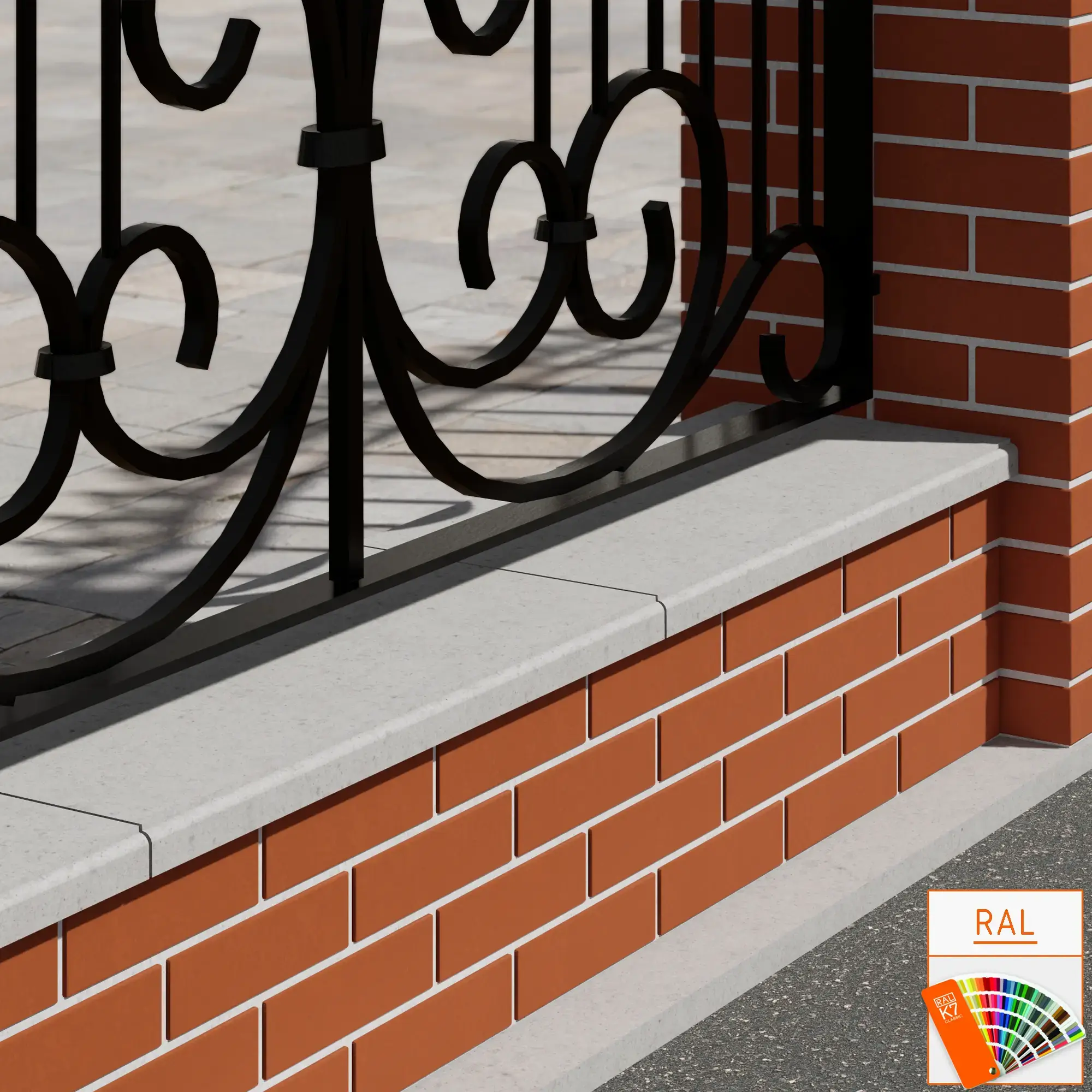 Накривка парапетна - Фронс - 380 мм