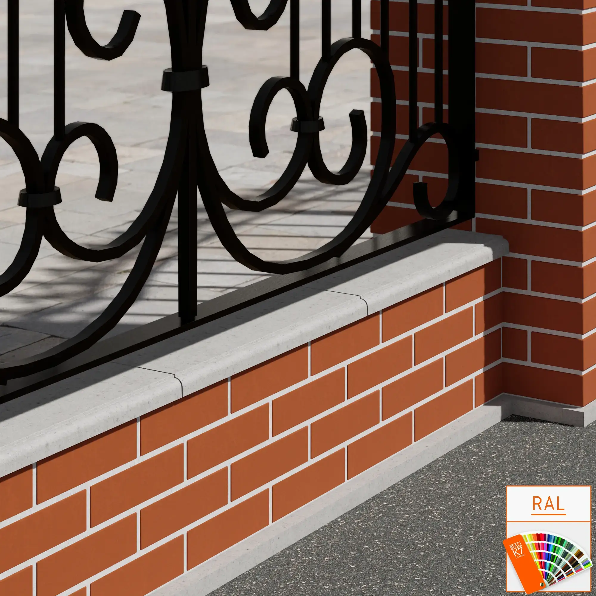 Накривка парапетна - Фронс - 170 мм