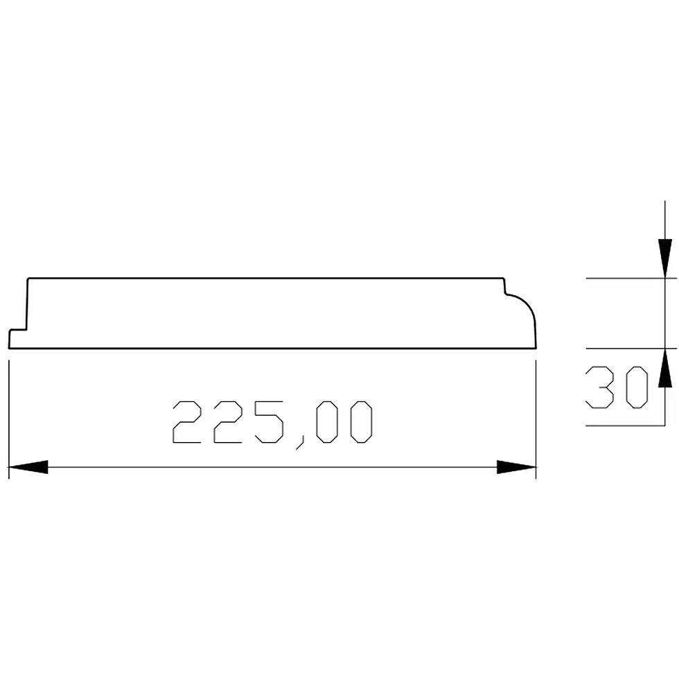 Миниатюра: Відлив Віконний 225мм