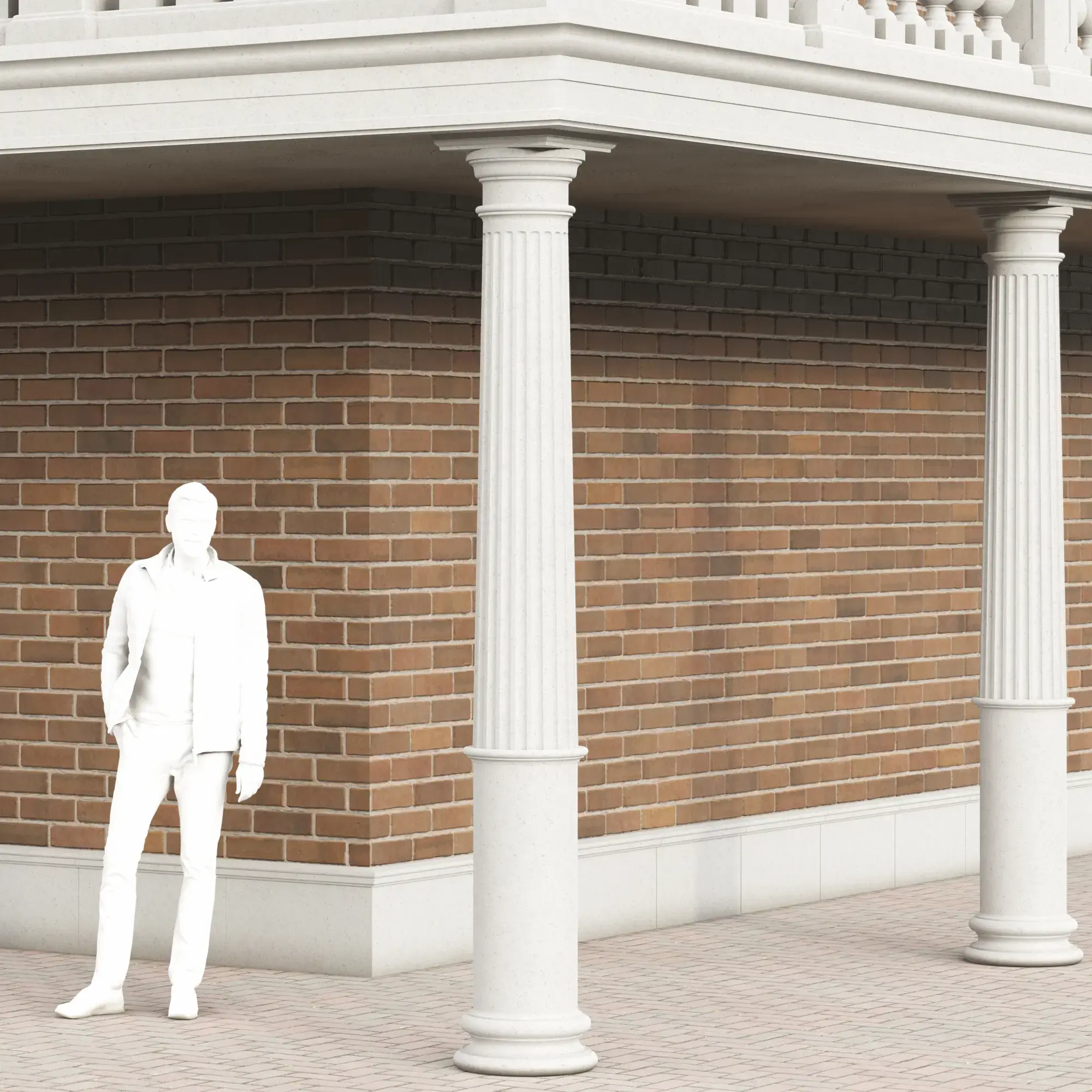 Колона К290.26-33 канелюрна